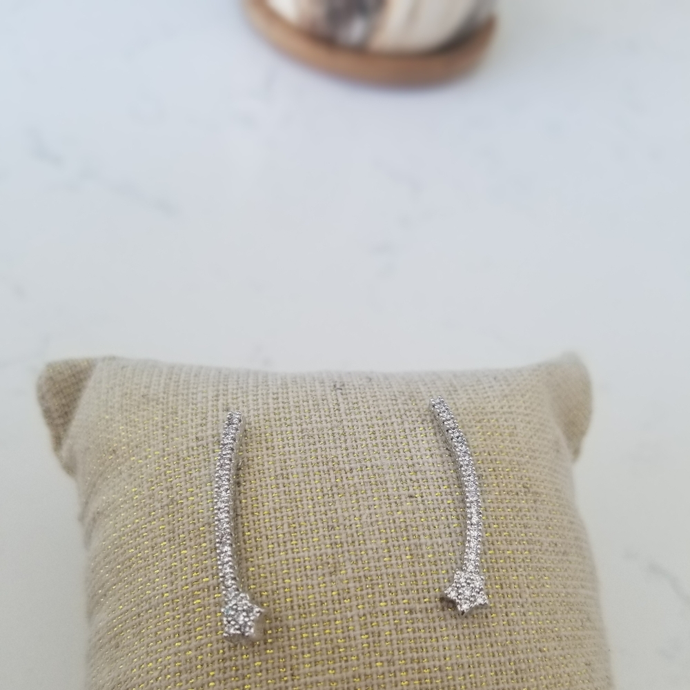 Shooting star earrings